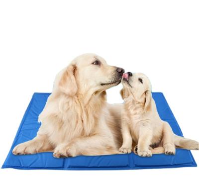 China Luxury Innovative Travel Cooling Get Mat Pad For Dog Pet Waterproof Durable Ice Cooling Mat Pet for sale