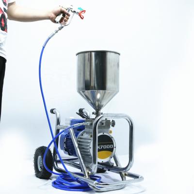 China Paint Spray Gun GK-7000 Airless Diaphragm Pump with 22L Hopper, Paint Sprayer Airless Diaphragm Pump for sale