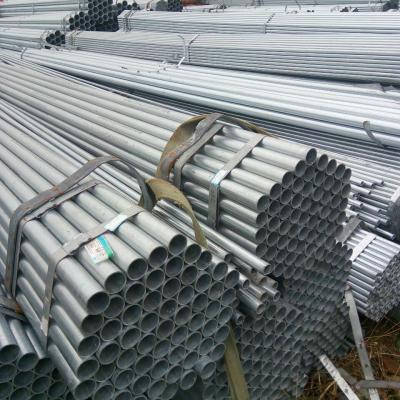 China Standard- heißes Bad A53/BS1387/EN39 ASTM galvanisierte Stahl-Tuping-GI Rohr-runde Form zu verkaufen