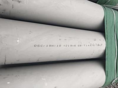 China GB Standard 06Cr19Ni10 / 304 Stainless Steel Seamless Pipe , Large Diameter SS Tube for sale