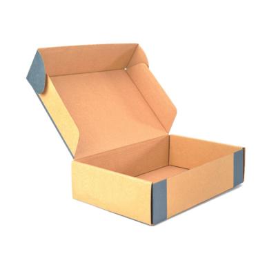 China Wholesale Recyclable Recycle Kraft Paper Box Cardboard Corrugated Shipping Box for sale