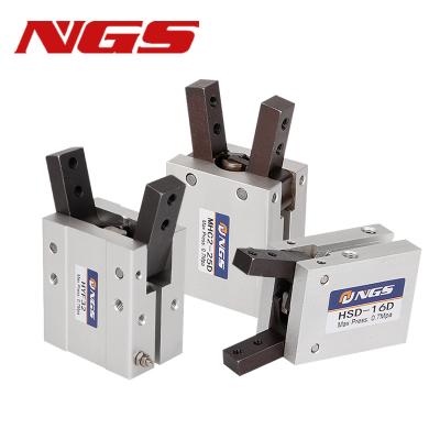 China Factory HFY HDS MHC2-6D 10D 16D 20D 25D 32D 40D Acting Aluminum Air Clamp Double Clamps Pneumatic Cylinder Cilindros Neumaticos for sale