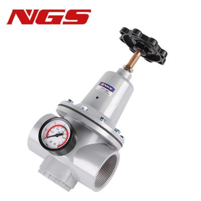 China Factory QTY-8/10/15/0/25 DN32 40 PSI Valve Regulator Pneumatic Large Flow Adjustable 50 Air Regulating Pressure Reduce For Compressor for sale