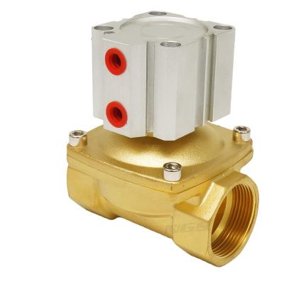 China Factory 2Q Air Control Brass Pneumatic Remote Valve 2Q160-15 2Q200-20 2Q250-25 2Q350-35 2Q400-40 2Q500-50 for sale