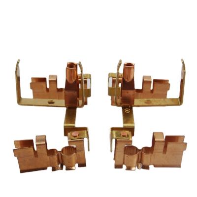 China Contactors Electrical Sockets Sheet Metal Stamping Parts For Traveling Universal Socket Brass Parts for sale