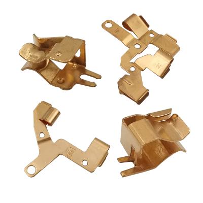 China Professional Factory Wholesale Custom High Quality Metal Stamping Parts Socket Socket Copper Brass Parts for sale