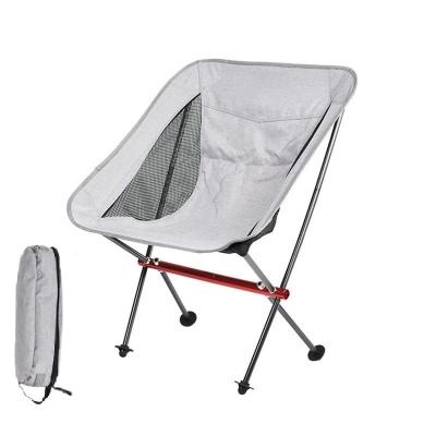 China Camping Folding Chair Compact Easy-Carry Light Weight For Backpacking Ultralight Aluminum Frame Low / High Back Portable Folding for sale