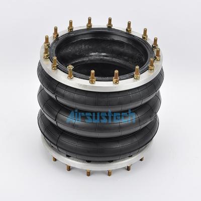 China 360306H-3 Triple Convoluted Rubber Bellows for Heavy Duty Air Suspension Modification for sale