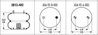 China Firestone industrial W013587446 da mola de ar 578-92-3-310 de Goodyear 2B12-402 à venda