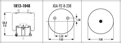 Китай поршень 566-20-7-158 весны воздуха 566-24-3-097 1R12-1048 Goodyear продается