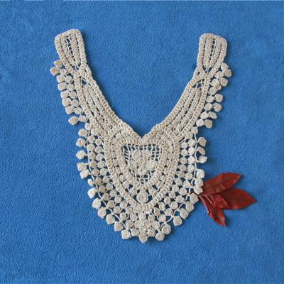 China Factory Made Viable Embroidery Lace Collar Neck Lace Crochet Lace for sale