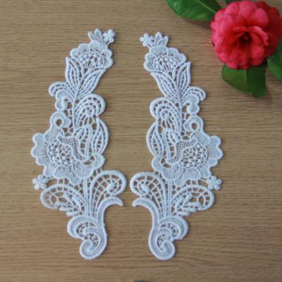 China Sustainable DIY Collar Flower Polyester Embroidery Corsage For Women's Clothing Decoration for sale