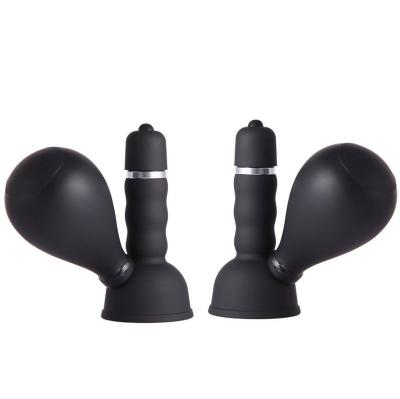 China Female Nipple Suction Vibrator Silicone Nipple Sucker Vibrator Breast Suction Cups Tit Sucker Nipples Massager Stimulator Pump Adult Sex Toys For Women% for sale