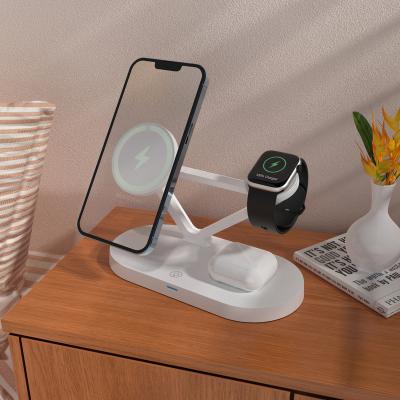 China Ixun Mobile New Product Charging 3 In 1 Multifunctional Wireless Charger Wireless Fast Charger for sale