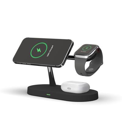 China Mobile Wireless Charger Charging 5 in 1 15W Qi Desktop Phone Holder for sale