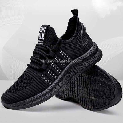 China New fashion men's fashion trend autumn flight woven sneakers shoes student casual running shoes in stock for sale