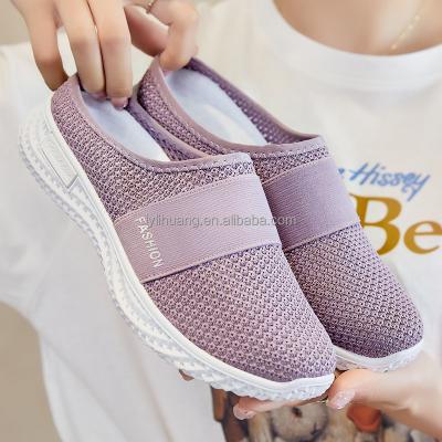 China Women's Lace-up Casual Shoes Wholesale Breathable Single Shoes Semi-slipper New Fashion Trend Summer Women's Shoes for sale