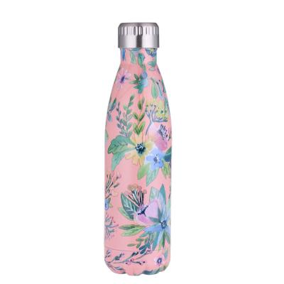 China 500ML Double Wall Stainless Steel Sustainable Cola Shaped Vacuum Insulated Water Bottle for sale