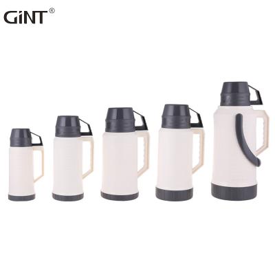 China Gint 500ML PORTABLE Hot Sale Customized Logo Good Quality pp Outer Glass Water Bottle Inner Insulated Vacuum Flask for sale