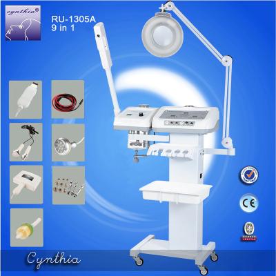 China Portable 9 in 1 Multifunctional spa beauty machine salon equipment facial beauty skin tightening machine Cynthia RU 1305A for sale