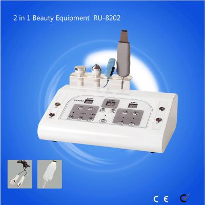 China 2015 Portable Dead Skin Care Machine Electric Ultrasonic Facial Scrubber Beauty Equipment Cynthia RU 8202 for sale