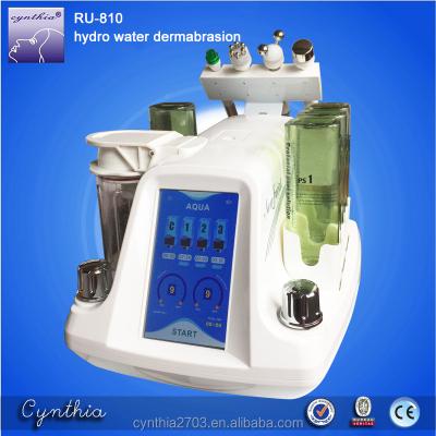 China Exfoliators factory 4 in 1 hydra dermabrasion machine/water aqua facial hydro dermabrasion machine Cynthia RU 810 for sale