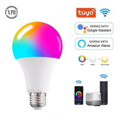 China High Efficiency Fxpot Tuya Smart App Control Bulb Decorative Lighting Smart Wifi Light Bulb Music Follow 10w RGB Led Bulb for sale