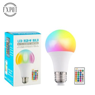 China High Efficiency FXPOT Free Sample Cheap Remote Control E26 E27 B22 3watt RGBW Color Dimming Led Smart Bulb Light for sale