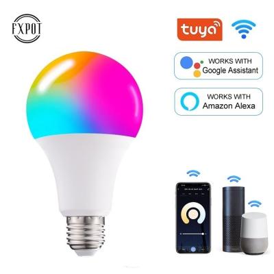 China High Efficiency Fxpot Unique Design 10W Wifi Led Bulbs Tuya Light E27 E26 B22 Smart Bulb Work With Alexa Google Home for sale