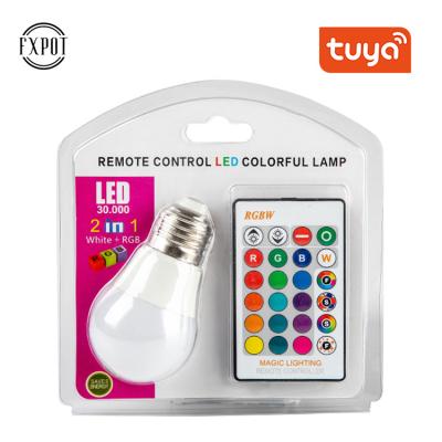 China High Efficiency FXPOT New Arrival Indoor Dimming Led Bulb E27 5W 9W RGB Led Smart Remote Control Bulb Light for sale