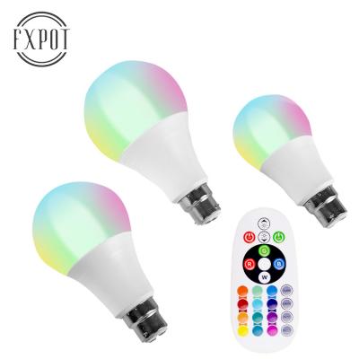 China High Efficiency FXPOT Rgbw Led Light Bulb Home Led 15W Rgb Bulb E26 E27 B22 Dimmable Lights Smart Bulb for sale