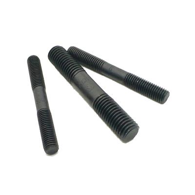 China Steel High Tensile Black Double End Threaded Stud Bolts for sale