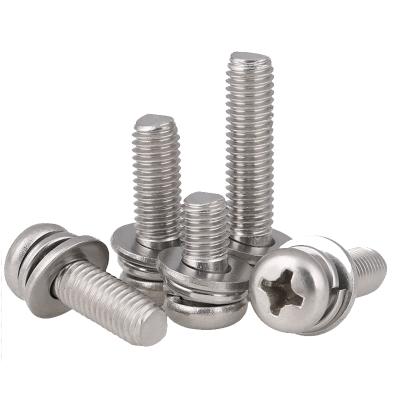 China Knob Head Pulling Galvanized Cross Screws With Washers for sale