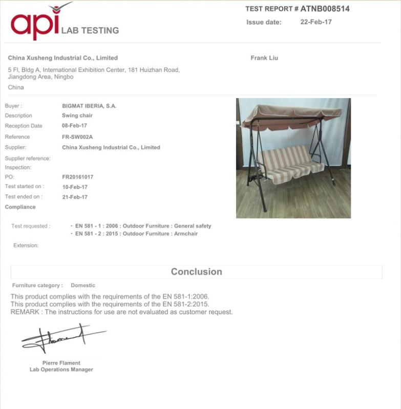 API - Ningbo Xusheng Leisure Products Co., Ltd.