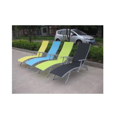 China Modern Outdoor Furniture Leisure Metal Beach Sun Couches Chair Couch Sofa Bed Convertible for sale