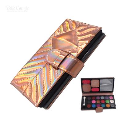 China Lady's Makeup Glitter Custom Low MOQ Colorful No Logo Empty Eyeshadow Palette Box for sale