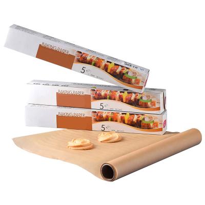 China Multi-Size Disposable Nonstick High Temperature Resistant Silicone Food Grade Baking Parchment Paper for Oven, Air Fryer for sale