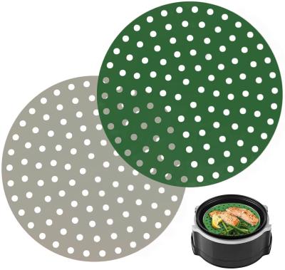 Cina Hot Stocked, Easy To Clean, Food Grade Round/Square Non-Stick Air Fryer Paper Kit Can Be Used With Silicone Mitt in vendita