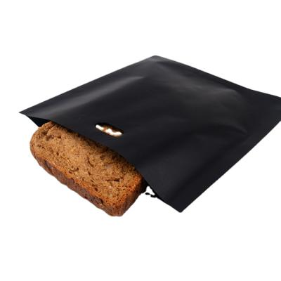 China PTFE Material Reusable Non-stick Environmentally Friendly Sandwich Toast Toast Bag With Silicone Spatula for sale