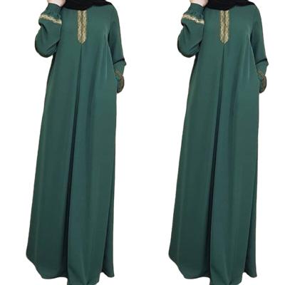 China Modest Muslimah Styling Muslim Clothing Middle East Pure Cotton And Hemp Dresses For Women for sale