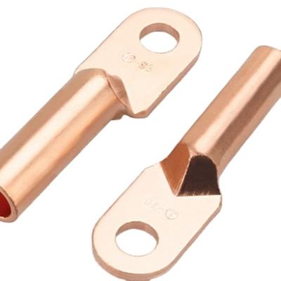 China Normal Good Electrical Conductivity Battery Terminal Connector Cuts Electrical Cable Wire Joint with Copper Ring Terminal Lug for sale