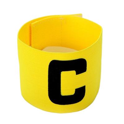 China For Sports traning Customized Adjustable Elastic Football Soccer Captain Armband for sale