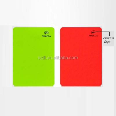 China PVC Card Soccer Referee Warning Bags Include One Yellow Card And One Red Card for sale