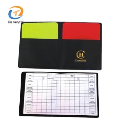 China Professional Manufacture PVC Cheap Red-Yellow Referee Cards for sale