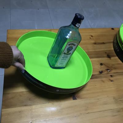 China ABS Round Bar Anti-Slip Plastic Tray Anti-Slip Liner Platter for sale