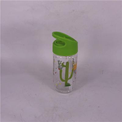 China Sustainable Plastic Space Drinking Bottle BPA Free With Handle With Straw for sale