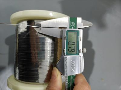 China 1/4H Hardness Pure Nickel Alloy Wire 462MPa Tensile Strength 35% Elongation for sale