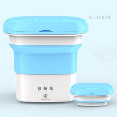 China Portable Personal Mini High Quality Semi-Automatic Underwear Baby Clothes Portable Mini Washing Machine for sale