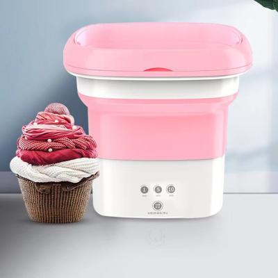 China Mini Foldable Portable Mini Portable Washing Machines Washer Camping Traveling Washing Machine Dehydrator for sale