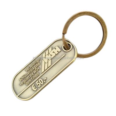 China Eco-friendly Recessed Enamel Key Chain Metal Key Chain Tag Symbol Key Chain Brass Plating Custom Logo for sale